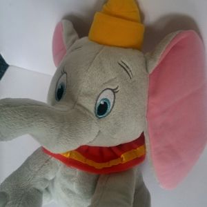 12" Gray Plush Circus Elephant Toy
